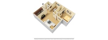 1 Bed 1 Bath Standard