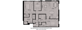 2 Bedroom, 2 Bath