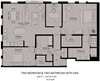 2 Bedroom 2 Bath+ Den