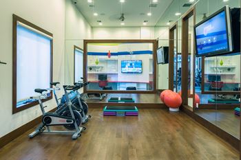 Fitness Center with Yoga/Aerobics Room and Virtual Fitness Programs
