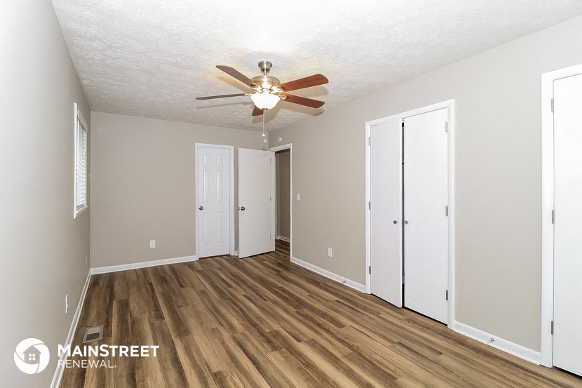 the living room of our two bedroom apartment at university heights affordable housing