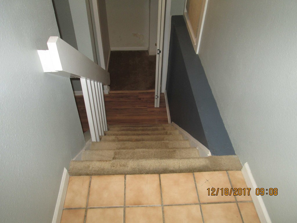 up the stairs to the 2nd and 3rd floors