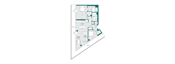 2 Bed 2 Bath-E7