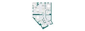 2 Bed 2 Bath Den-F1.1