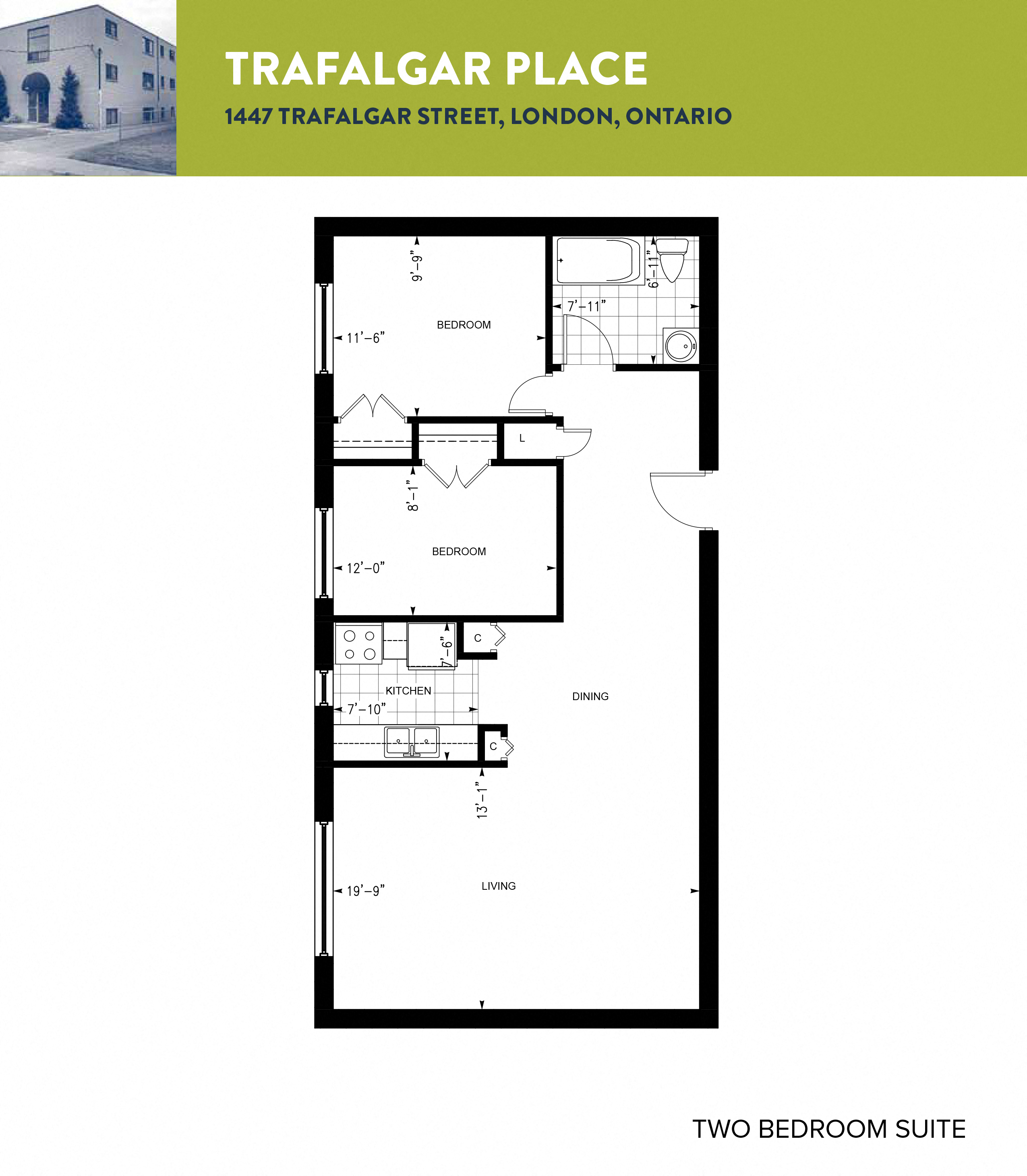 Trafalgar Place 2 Bedroom