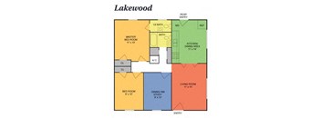2 Bedrooms w/Den, 1 Bath