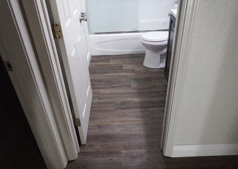 Bathroom flooring  l Brairwood Apartments in Livermore, CA 