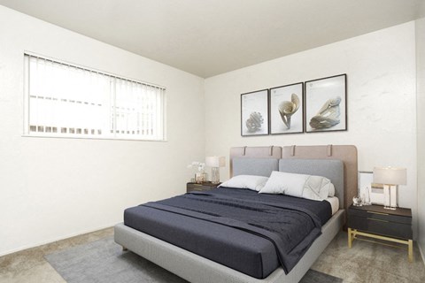 Bedroom l Brairwood Apartments in Livermore, CA 