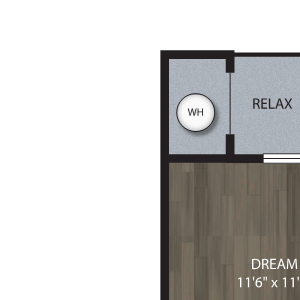 A1 1 Bedroom 1 Bath Floor Plan A1 1 Bedroom 1 Bath Floor Plan at Luxe at Mile High, Denver, CO