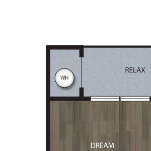 A3 1 Bedroom 1 Bath Floor Plan A3 1 Bedroom 1 Bath Floor Plan at Luxe at Mile High, Denver