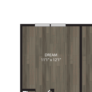 B1a 2 Bedroom 2 Bath Floor Plan B1a 2 Bedroom 2 Bath Floor Plan at Luxe at Mile High, Denver, CO, 80204