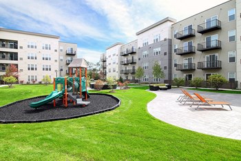 Courtyard View With Playground at Arden of Oak Brook, Oakbrook Terrace, IL 60181 - Photo Gallery 26