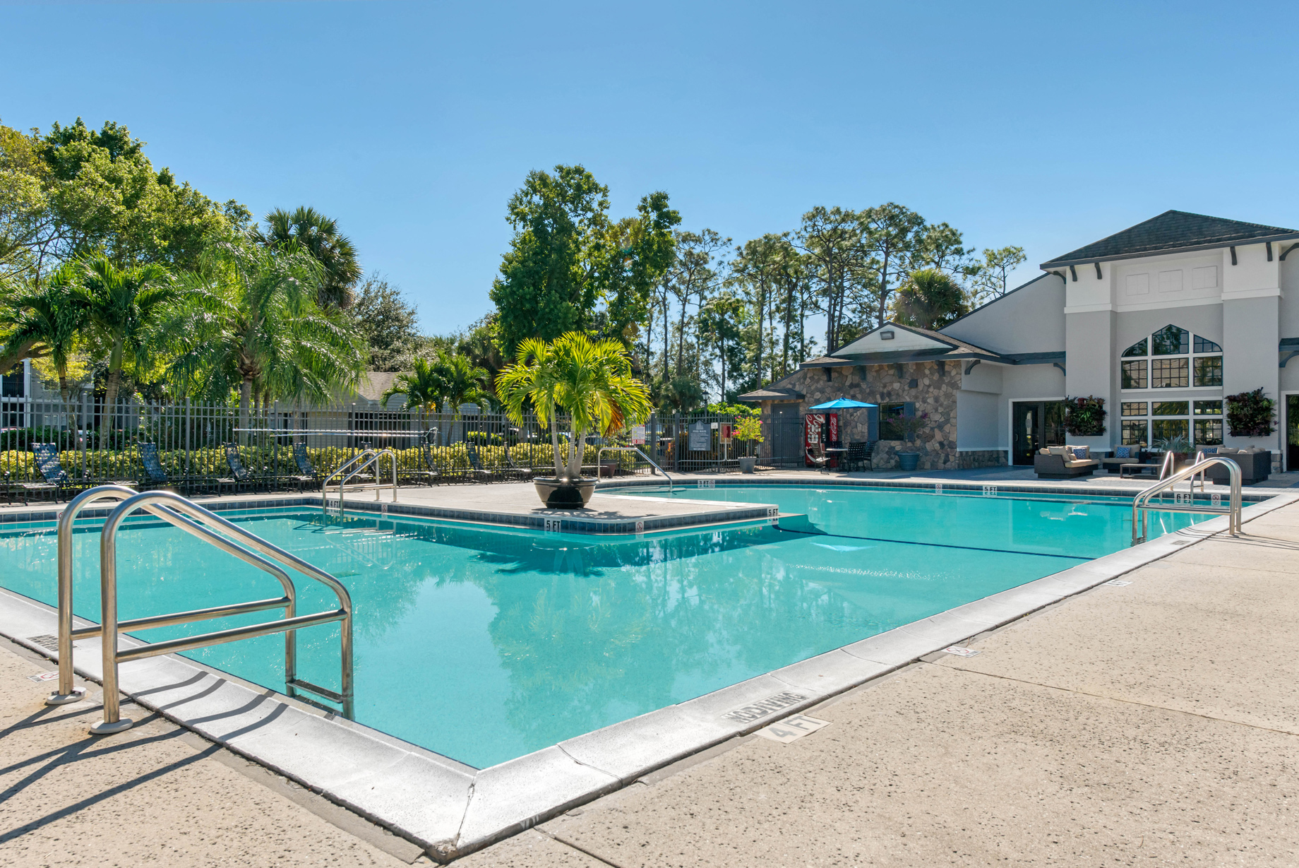 Swimming Pool at Brantley Pines Apartments in Ft. Myers, FL