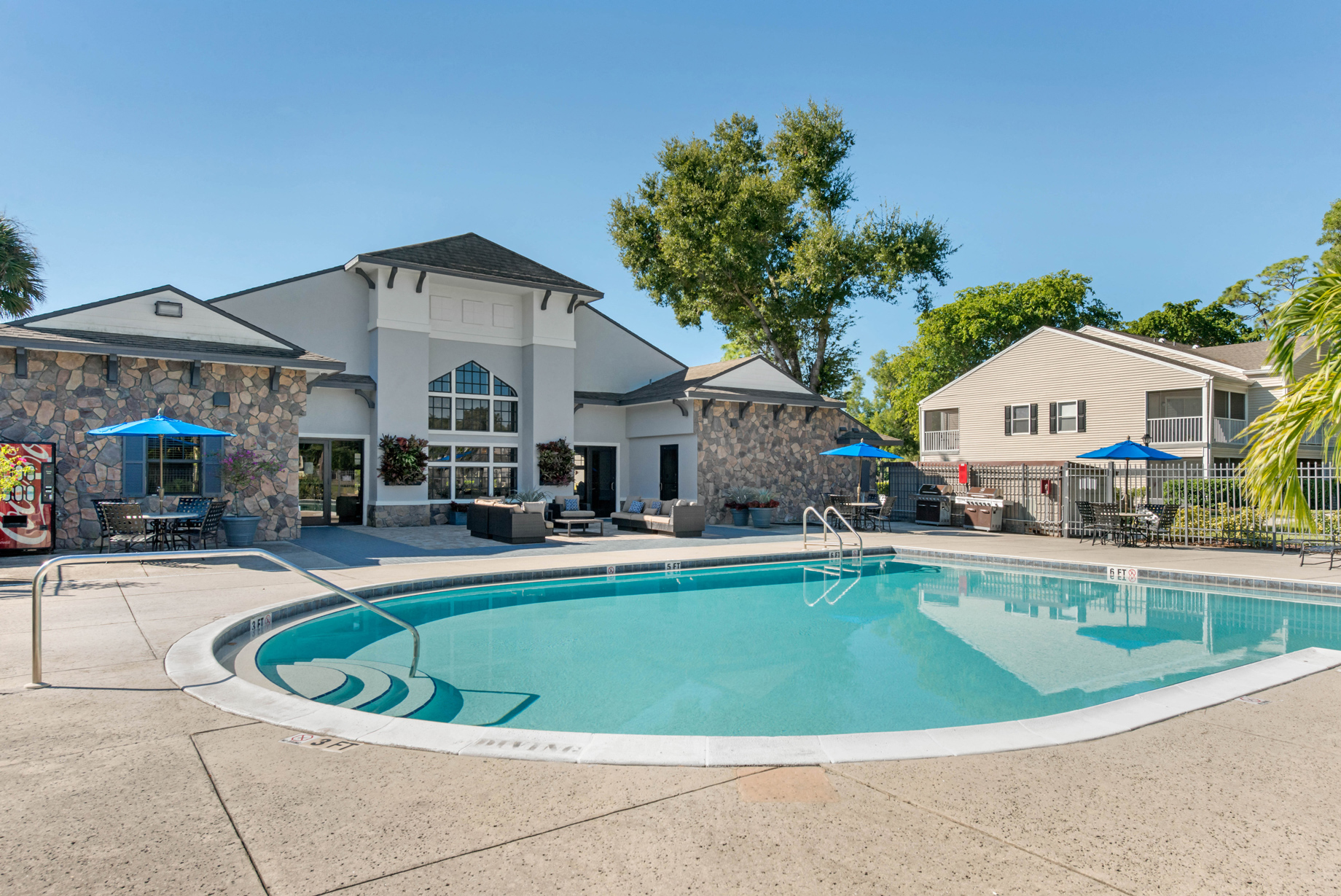 Swimming Pool at Brantley Pines Apartments in Ft. Myers, FL