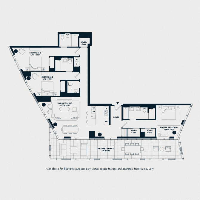 400 West 61st Street Studio-4 Beds Apartment for Rent - Photo Gallery 126