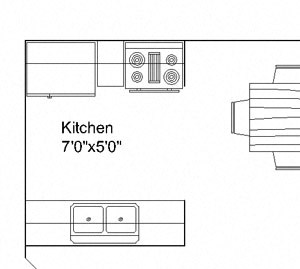 2 Bedroom 1 Bathroom Floor Plan Park Linn 2x1 Floor Plan