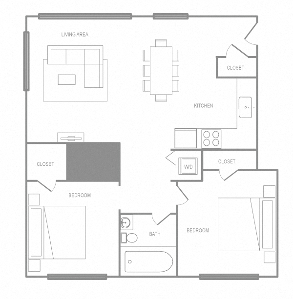 LW Two Bedroom B