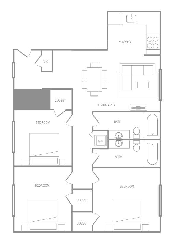 Three Bedroom A