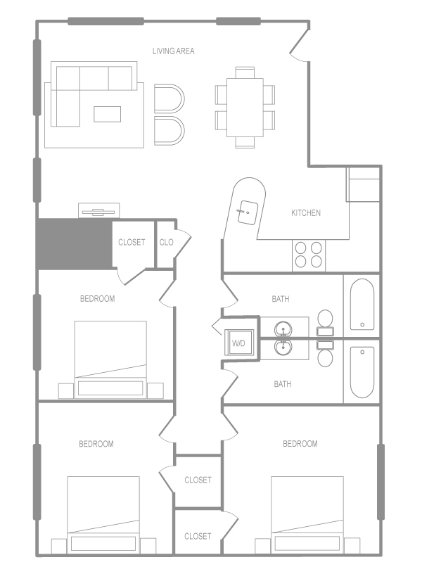 Three Bedroom B