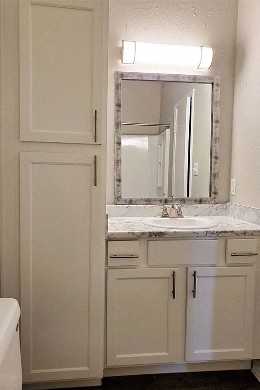 Bathroom vanity with cupboard at GEORGETOWN PARK, Georgetown