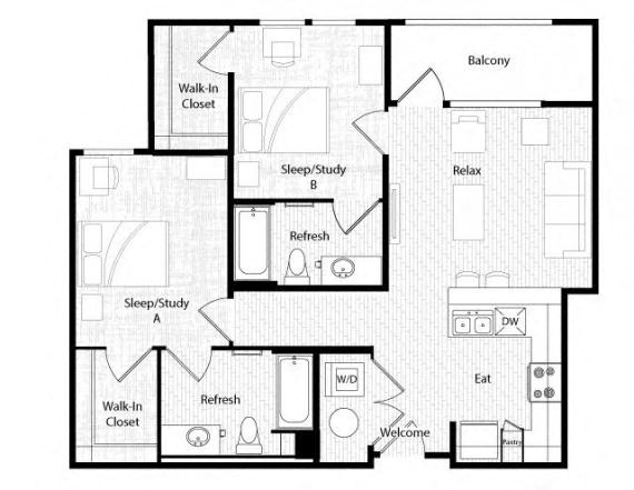 B2 floor plan