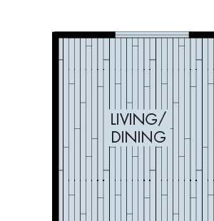 Plan 1C One-Bedroom at Symmetry Apartments in Northridge, CA