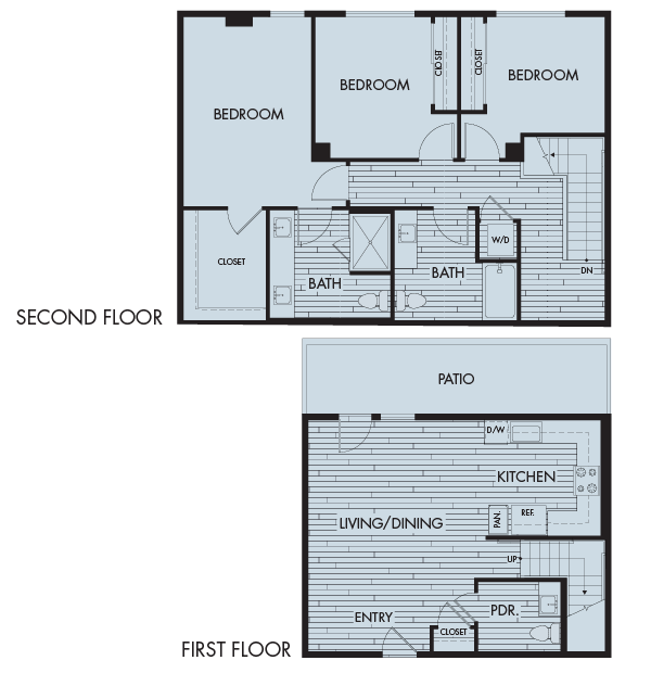 Townhome at Symmetry Apartments in Northridge, CA