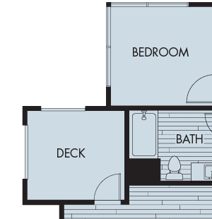 Plan 3B Three-bedroom at Symmetry Apartments in Northridge, CA
