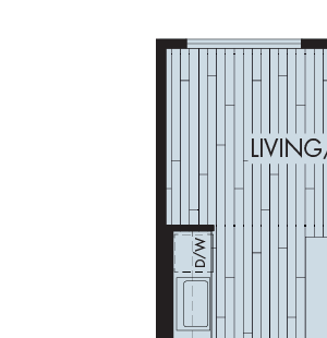 Plan SA Studio at Symmetry Apartments in Northridge, CA