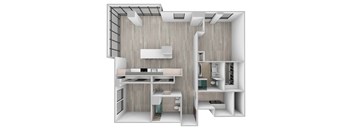 Residences 01 (2BR/2BA)