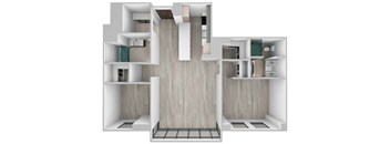 Residences 08 (2BR/2BA)