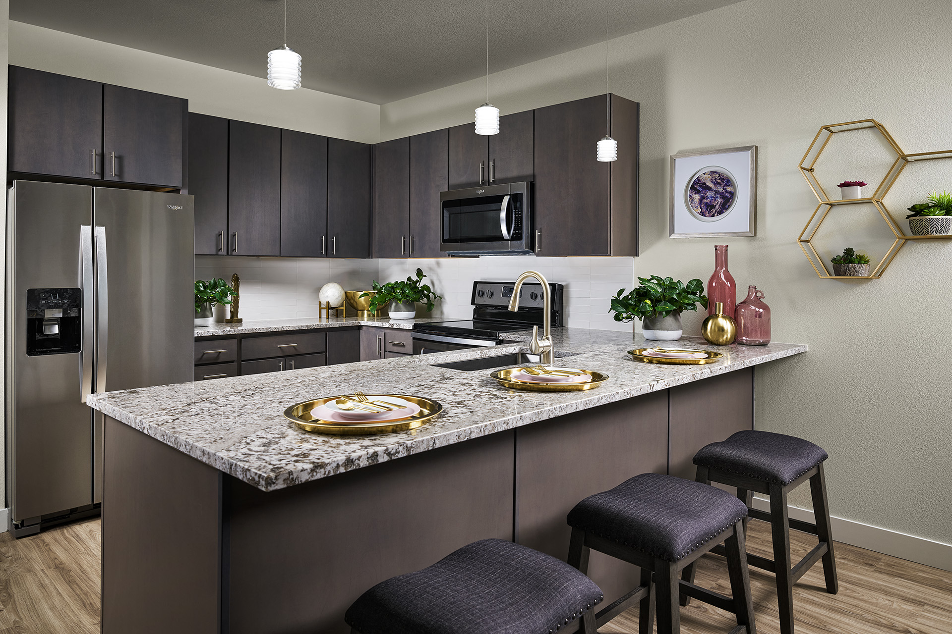 Two-bedrooms at Tangent Apartments in Denver, CO