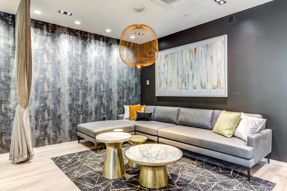 Community Lounge at North Square Apartments in Amherst, MA