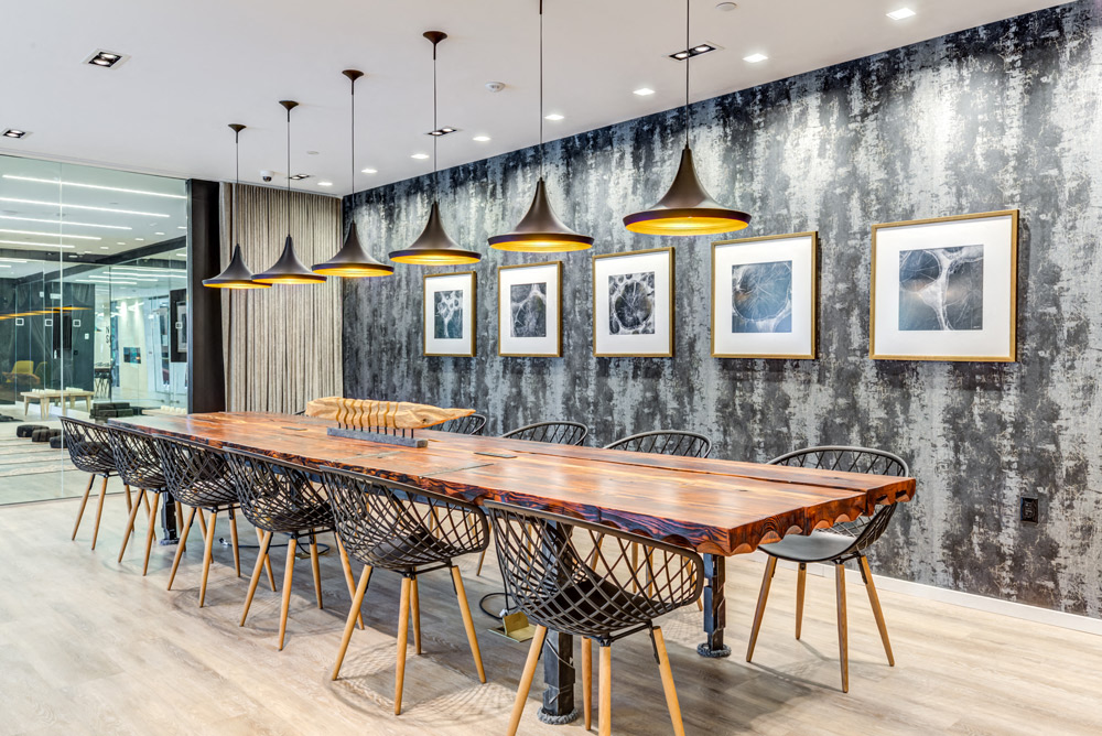 Hand-Made Table at North Square Apartments in Amherst, MA