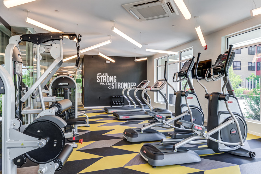 Exercise Equipment at North Square Apartments in Amherst, MA