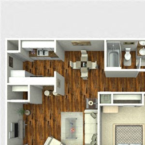 Fandango Floor Plan Fandango Floor Plan at The Quinn at Westchase, Houston, TX, 77077