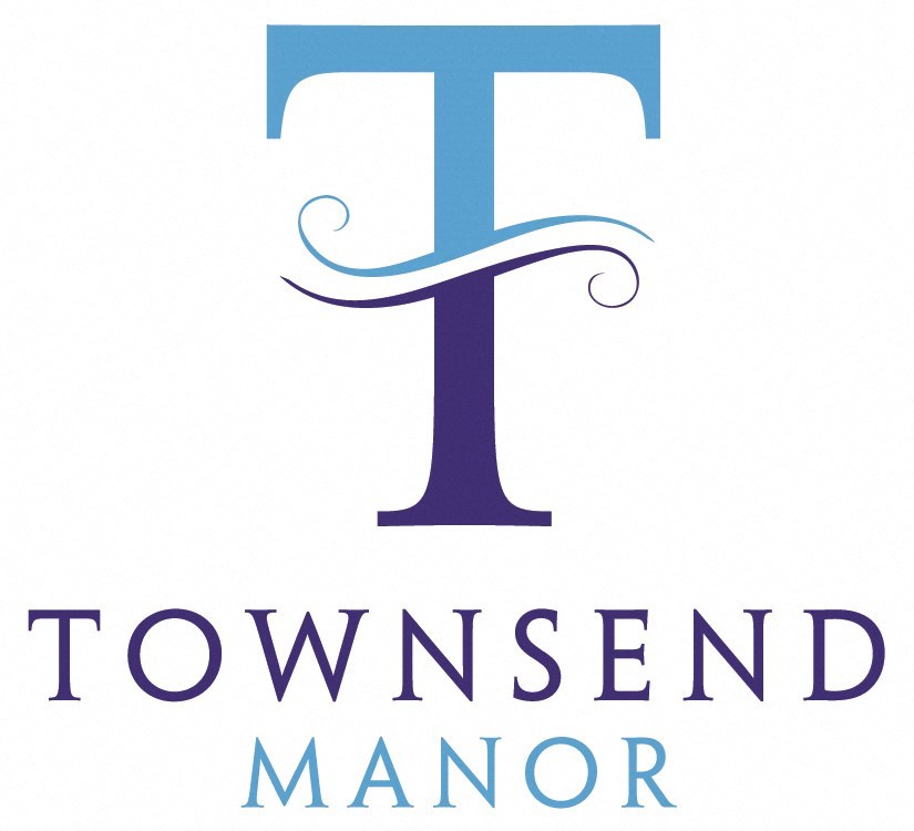 the logo of the townsend manor hotel