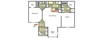 Two Bedroom Two Bath