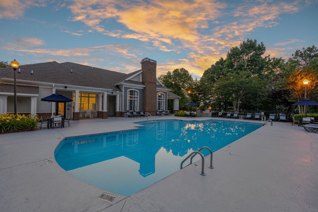 the swimming pool at our apartments