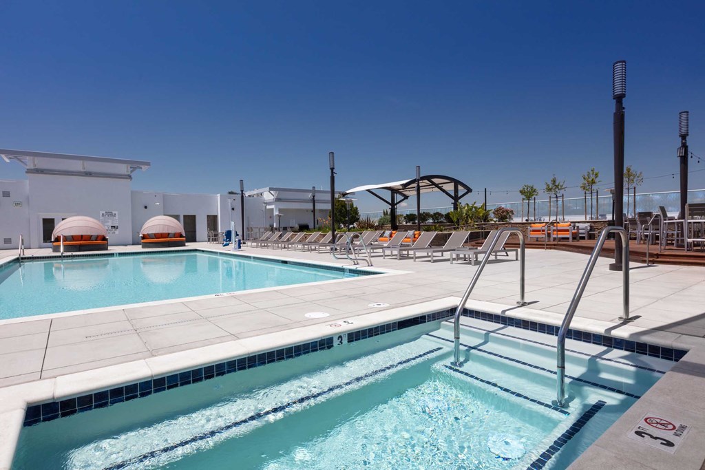 The Edge Milpitas CA pool spa