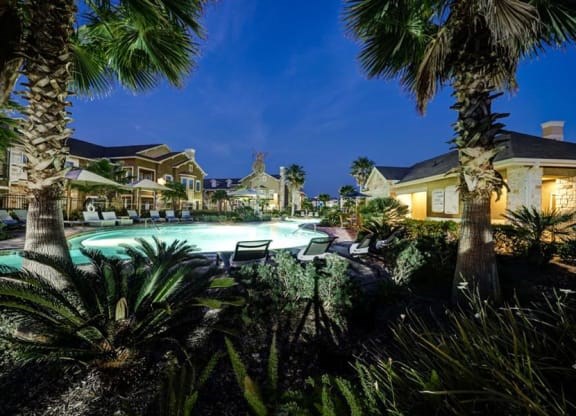 Twilight Pool at Avenues at Tuscan Lakes, League City, TX, 77573