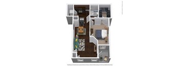B1B Floor Plan at Waterstone at Cinco Ranch, Katy, TX, 77450
