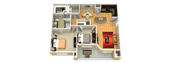 B1 Floor Plan at Discovery at Kingwood, Kingwood