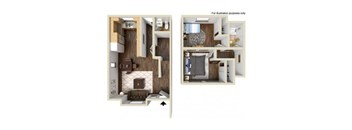 2 Bedroom Townhome