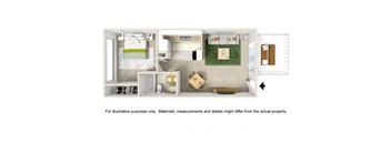 Garden Style - One Bedroom