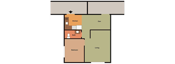 ONE BEDROOM W/DEN