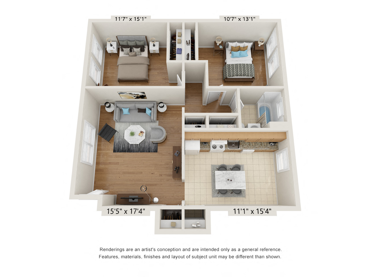 2 BEDROOM