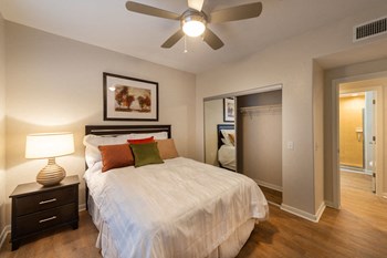 Private Master Bedroom Private Master Bedroom at San Paloma, Houston, Texas - Photo Gallery 5