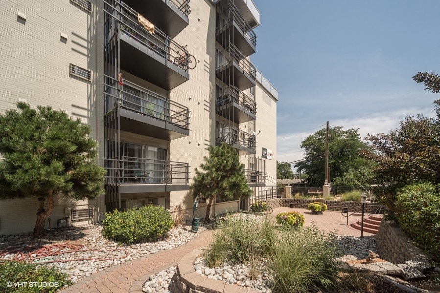Lush green landscaping