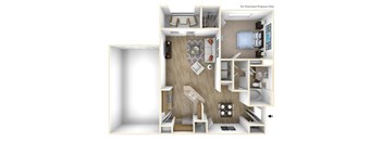 A1G Floor Plan at Villas at Hampton, Hampton, GA, 30228